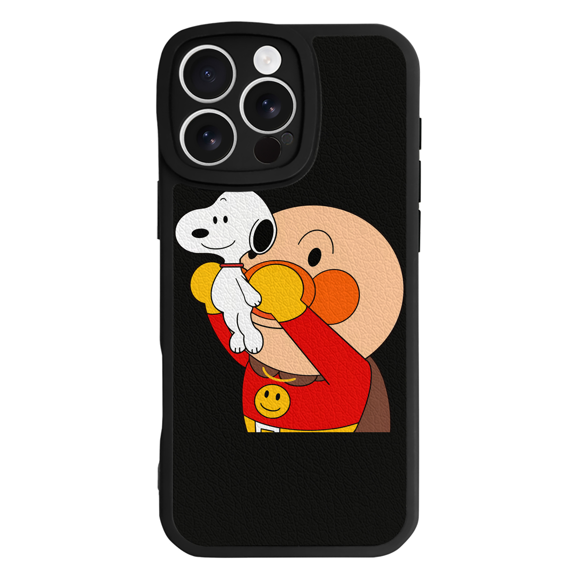 （画像用） アンパンマン Anpanman 【iPhone 16シリーズ対応】シリコンスマホケース（レザー調） 材質：シリコン